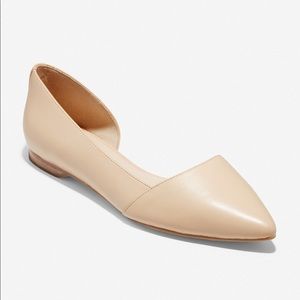 NWOT Cole Haan Bambra Skimmer Nude Leather Flats